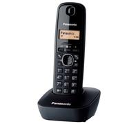 Panasonic KX-TG1611 - Teléfono (DECT, Terminal inalámbrico, 50 entradas, Identificador de Llamadas) Color Negro [Versión Importada]