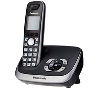 Panasonic KX-TG6521GB - Teléfono fijo digital, color negro [versión importada]