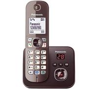 Panasonic KX-TG6821GA - Teléfono (DECT, 18 min, Polifónico, Escritorio, 120 entradas), Color marrón [Importado de Alemania] [versión importada]