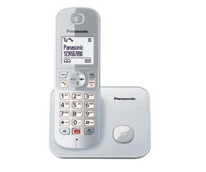 Panasonic KX-TG6851SP Teléfono Inalámbrico Plata