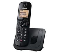 Panasonic KX-TGC250JTB - Teléfono inalámbrico Digital para Personas Mayores con Bloqueo de Llamadas no deseadas, Pantalla de fácil Lectura, Manos Libres, Despertador, Receptor Individual,