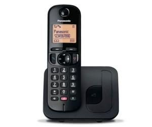 Panasonic KX-TGC250SPW Teléfono Inalámbrico Negro