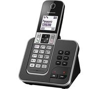 Panasonic KX-TGD320FRG - Teléfono (Teléfono DECT, Terminal con conexión por Cable, Altavoz, 50 entradas, Identificador de Llamadas, Gris) [versión importada]