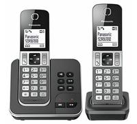 Panasonic KX-TGD322 Teléfono DECT Identificador de llamadas Negro, Gris