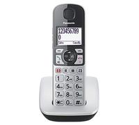 Panasonic KX-TGE510JTS - Teléfono (Teléfono DECT, Terminal inalámbrico, Altavoz, 150 entradas, Identificador de llamadas, Plata)