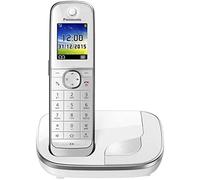 Panasonic KX-TGJ310 - Teléfono (Teléfono DECT, Altavoz, 250 entradas, Identificador de Llamadas, Blanco) [versión importada]