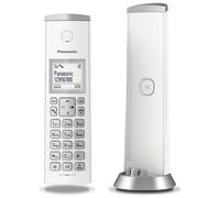 Panasonic kx-tgk210 teléfono dect identificador de llamadas blanco