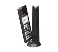 Panasonic KX-TGK220 - Teléfono DECT - Terminal inalámbrico - Altavoz - 120 entradas - Identificador de Llamadas - Negro