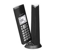 Panasonic KX-TGK310 - Teléfono (DECT, Altavoz, 120 entradas, Identificador de Llamadas, Identificador de Llamadas) Color Negro [Versión Importada]