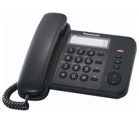 PANASONIC KX-TS520EX TELEFONO FIJO Negro Con Cable Escritorio Moderno