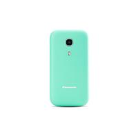Panasonic KX-TU400EXC - Teléfono Móvil Para Personas Mayores (Botón SOS, Pantalla color TFT 2.4", 450HRS en Reposo, 4HRS de Conversación, Linterna, Cámara, Bluetooth), color Turquesa