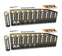 PANASONIC - Lote de 2 cajas de 20 pilas alcalinas Everyday Power Silver AA-LR6 1,5 V