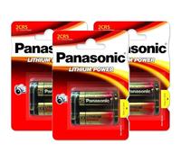 PANASONIC - Lote de 5 ampollas de 1 pila fotográfica de litio (2CR5-6 V)