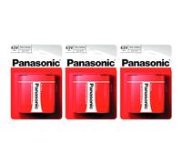 Panasonic Batería Zinc rojo plano 1 paquete