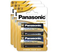 Goobay LR20 2-BL Panasonic Alkaline Power Batería de un solo uso D Alcalino