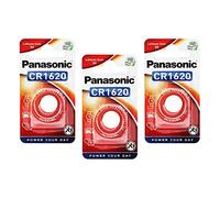 PANASONIC Lote de 3 blísteres de 1 pila de litio de 3 V CR1620