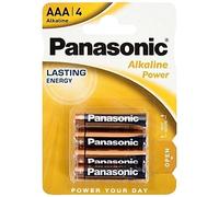 Panasonic LR 03 Pap - Paquete de 4 Pilas alcalinas AAA (1,5 V)