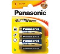 Goobay LR14 2-BL Panasonic Alkaline Power Batería de un solo uso C Alcalino