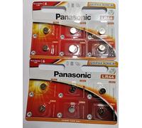 Panasonic LR44 Pila de botón (V13GA, A76, 82, LR1154, 357 A) 1,5 V, pilas micro alcalinas paquete de 12 unidades