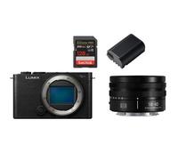 Panasonic Lumix DC-S9 + S 18-40mm f/4.5-6.3 + baterÃa DMW-BLK 22 + SanDisk 128 GB negro