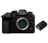 Panasonic LUMIX GH6 con batería adicional, cámara sin espejo de 25.2 MP con 5.7K 60 fps/4K 120 fps, ilimitada C4K/4K 4:2:2 grabación de video de 10 bits, estabilización de imagen dual de 5 ejes de 7.5