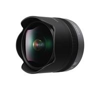 Panasonic LUMIX H-F008 - Objetivo Ojo de pez para cámaras de montura M4/3 (Focal 8 mm, F3.5, Lente Extra-Low dispersion), negro