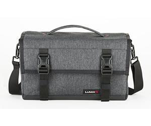 Panasonic Lumix Hombro de Funda para Tablet/pc, 20,32 cm (8 Pulgadas) Gris/Negro