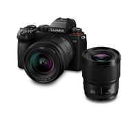 Panasonic Lumix S5 + 20-60mm F/3.5-5.6 + 50mm F/1.8 Cuerpo MILC 24,2 MP CMOS 6000 x 4000 Pixeles Negro