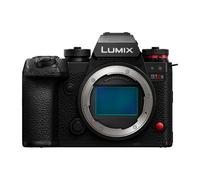 Panasonic LUMIX S1IIE Cámara Sin Espejo de Fotograma Completo, 24 MP, Cs4K 60p, 6K 30p Open Gate, ProRes Raw, AF Híbrido De Fase, Montura L, Solo Cuerpo, Negra