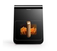 Panasonic NF-CC600AXE Freidora De Aire con Ventana, 6 L, 80-200°C, Temporizador Digital y LCD, Vapor Suave, 11 Preajustes, Fácil De Limpiar, Mango Negro/Azul Oscuro y Dorada Rosado