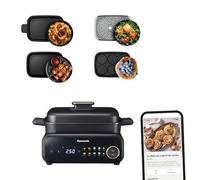 Sartén eléctrica multifunción 4 en 1 NF-GM400 de 1400 W (negra) - PANASONIC