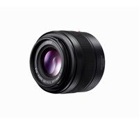 Panasonic LUMIX G H-XA025E - Objetivo LEICA DG SUMMILUX (25 mm, F1.4 ASPH, objetivo único, distancia focal 25mm, Micro Cuatro Tercios, 50 mm equivalente 35mm, apertura máxima F1.4, filtro 46mm) negro