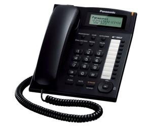 Panasonic Panasonic KX-TS880 Teléfono fijo Panasonic con pantalla, manos libres y toma auricular