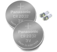 Panasonic - Paquete de CR2032, (unidades) 3 V de litio pilas de botón recargable