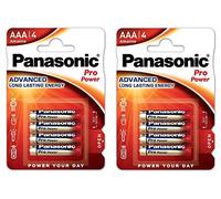 Panasonic Pro Power AAA 4+4 Single-Use Battery Alcalino 1,5 V - Pilas (Single-Use Battery, AAA, Alcalino, Cilíndrico, 1,5 V, 8 Pieza(s))