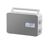 Panasonic RF-D30BTEG-W Radio Digital inalámbrica Bluetooth para música y Dab+, Resistente a Salpicaduras, estación de Carga para Smartphone, FM, Ecualizador, Despertador, Temporizador, Blanco