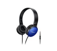 PANASONIC RP-HF300ME-A Auriculares circumaural alámbrico, 35 Ohm, Color Negro y Azul (Versión Importada)