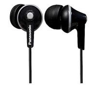 Panasonic RP-HJE125 Auriculares Internos de Tipo Canal con Cable, Imán de Neodimio, Sonido Potente, ErgoFit, Máxima Comodidad y Ajuste, Negro