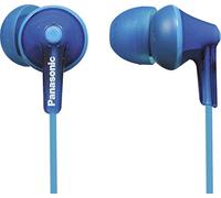 Panasonic RP-HJE125 Auriculares Internos de Tipo Canal con Cable, Imán de Neodimio, Sonido Potente, ErgoFit, Máxima Comodidad y Ajuste, Azul