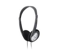 Panasonic RP-HT030E-S Auriculares con Cable, Plegables, Ideales para Viajar, con Sistema XBS y Convertidor de Neodimio para un Potente Sonido Estéreo, Plata