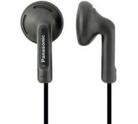 Panasonic RP-HV094 Auriculares Internos Estéreo con Cable, In-Ear, para Móvil, MP3/MP4, Diseño de Ajuste Cómodo, Mini Jack 3,5 mm, Negro
