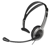 Panasonic RP-TCA430E-S - Auriculares de Diadema Abiertos para para teléfonos con Conector de 2.5 mm, Plateado