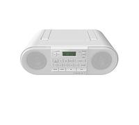 Panasonic RX-D552 Radio Dab+, Bluetooth, Reproductor de CD, diseño Vintage, 20 W, USB, Mando a Distancia Incluido, portátil, Sound Booster, Blanco