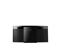 Panasonic SC-HC212EG-K - Sistema Micro Hi-Fi de 2 canales, 20 W, radio digital DAB+, reproductor de CD, Bluetooth, USB, sonidos puros y mínima distorsión, diseño fino y contemporáneo