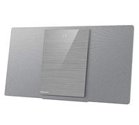 Panasonic SC-HC412 - Microcadena (Microcadena de música para uso doméstico, Plata, Monótono, 40 W, 8 cm, DAB+,FM)