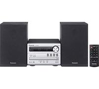 Panasonic SC-PM250 - Microcadena de 20 W (2 x 10 W, Am, FM, USB, MP3, Bluetooth), Plateado [Versión Importada]