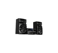 Panasonic SC-UX102E-K 300W Black home audio set - home audio sets (Black, Monotone, Front, 300 W, 2-way, 13 cm)