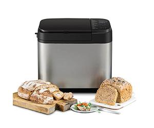 Panasonic SD-YR2550SXE Panificadora Automática, 31 Programas, Plateado | Pan hasta 1,1 kg, dispensadores de levadura y de pasas/frutos secos, 2 sensores de temperatura, temporizador, Plateado