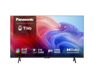 Panasonic TB-43W60C, 4K LED, TiVo Smart TV, Televisor, AI 4K Colour Engine | Game Mode, Dolby Vision Atmos, Asistente de voz, Multi HDR Support, Bluetooth, 43" (108cm), Serie W60C, 2026