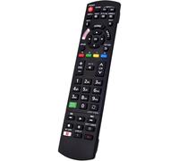 Panasonic TV Mando de reemplazo Mando a distancia Universal para Panasonic Plasma Viera Smart HD Mando a distancia TV con 2 botones